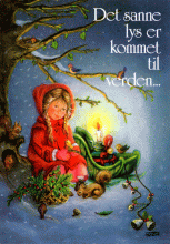 Nadal al bosc (nena) | Navidad en el bosque (niña) | Christmas in the forest (girl). Aquarel·la | Acuarela | Watercolour